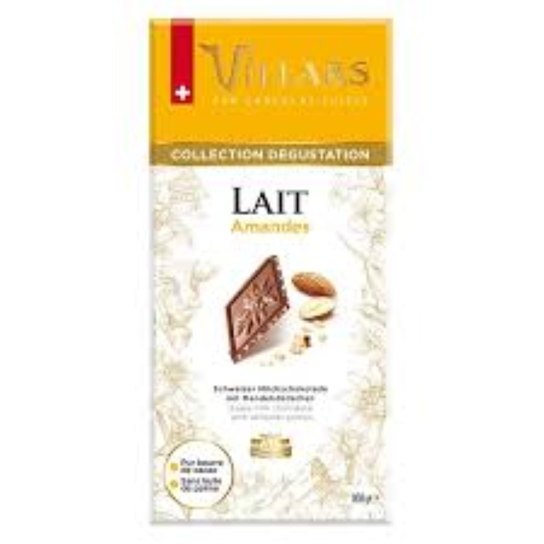 VILLARS CHOCOLATE MILK ALMOND 100G